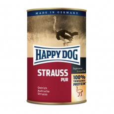 Happy Dog Konzerva Strauss Pur Pštrosie mäso 400 g