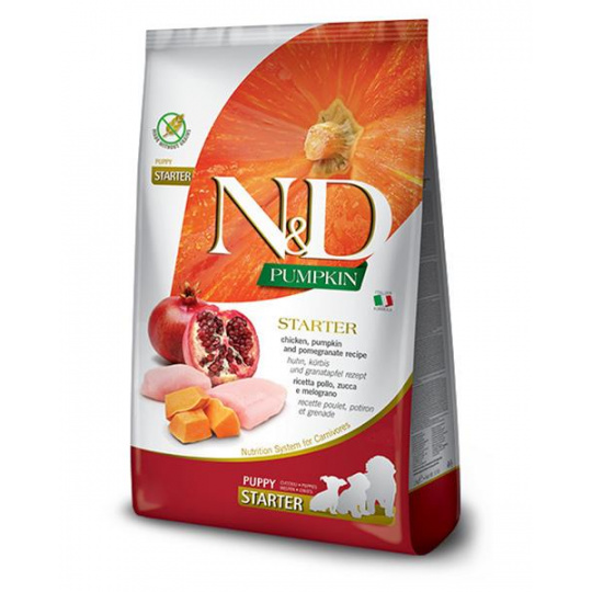N&D Pumpkin DOG Puppy Starter Chicken&Pomegranate 800g N&D Pumpkin DOG Puppy Starter Chicken&Pomegranate 800g
