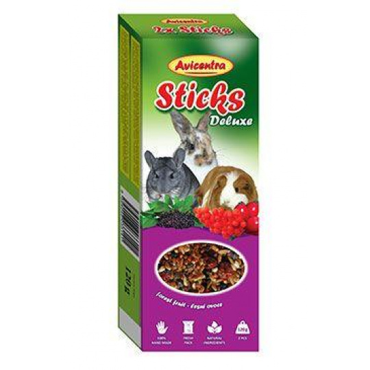 Avicentra tyčinky veľký hlodavec - lesné ovocie 2ks Avicentra tyčinky veľký hlodavec - lesné ovocie 2ks