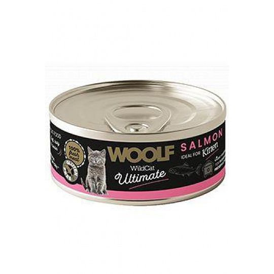 WOOLF WildCat Ultimate konz. Kitten Paté Losos 85g WOOLF WildCat Ultimate konz. Kitten Paté Losos 85g