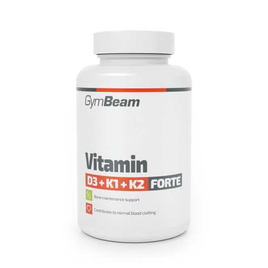 Vitamín D3+K1+K2 Forte - GymBeam