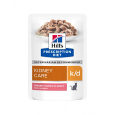 HILLS Diet Feline k/d KAPSČKA Salmon NEW 12x85 g HILLS Diet Feline k/d KAPSČKA Salmon NEW 12x85 g