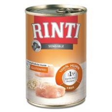 Rinti Dog Sensible konzerva kuracie+ryža 400g