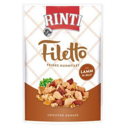 Rinti Dog Filetto kapsička kuracie+jahňacie v želé 100g Rinti Dog Filetto kapsička kuracie+jahňacie v želé 100g