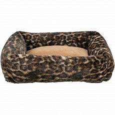 SOFT Edition pelech LEO s okrajom, 80 x 60 cm, hnedá/leopardia