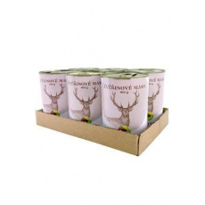 BOHEMIA MASO Zverinové vo vlastnej šťave SIX PACK6x400g BOHEMIA MASO Zverinové vo vlastnej šťave SIX PACK6x400g