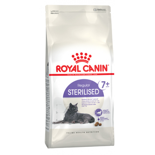 Royal Canin Sterilised 7+ Adult Drůbež suché krmivo pro kočky 1,5 kg