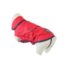 Obleček pláštenka pre psy ST MALO červená 30cm Zolux Obleček pláštenka pre psy ST MALO červená 30cm Zolux