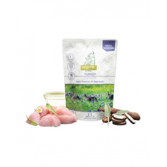 ISEGRIM dog Monoprotein Isegrim Roots, Turkey bal. 7 x 410 g kapsičky ISEGRIM dog Monoprotein Isegrim Roots, Turkey bal. 7 x 410 g kapsičky