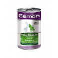 GEMON konzerva adult medium pre psy jahňa a ryža 1250 g