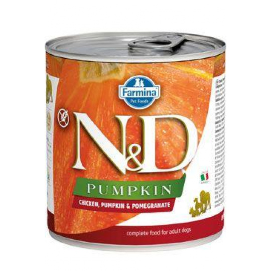 N&D DOG PUMPKIN Adult Chicken & Granátové jablko 285g N&D DOG PUMPKIN Adult Chicken & Granátové jablko 285g