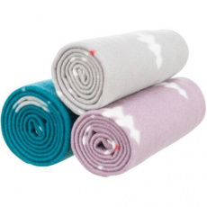 Vianočná deka NIVIA 150 x100 cm, fleece, sivá/berry/petrolejová Vianočná deka NIVIA 150 x100 cm, fleece, sivá/berry/petrolejová