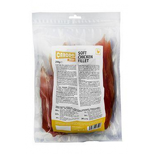 CARODO Dog poch. Mäkký kurací filet 250g