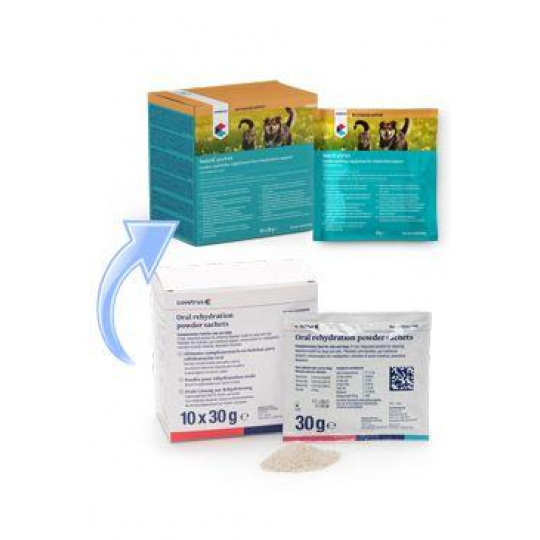 Orálne rehydratačné vrecká 10x30g CVET Orálne rehydratačné vrecká 10x30g CVET