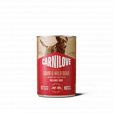 Carnilove Dog Can Paté Made with Lamb & Wild Boar 400 g
