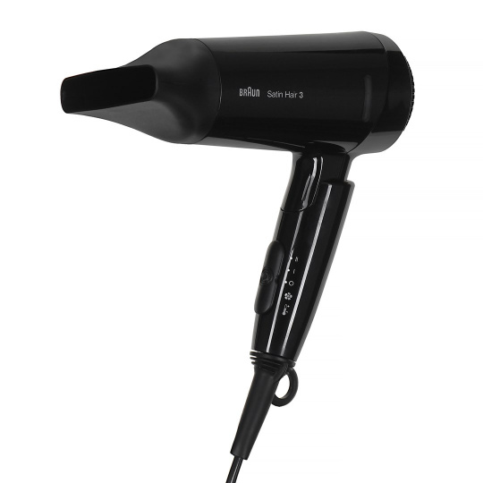 Braun Satin Hair 3 Style&Go 1600 W Černá