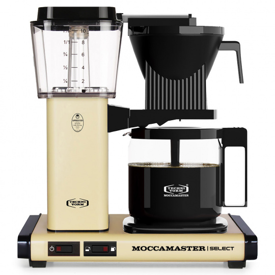 Moccamaster KBG Select Pastel Yellow Manuální Kombinovaný kávovar 1,25 l