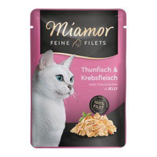 Miamor Cat Filet kapsička tuniak+krab v želé 100g Miamor Cat Filet kapsička tuniak+krab v želé 100g