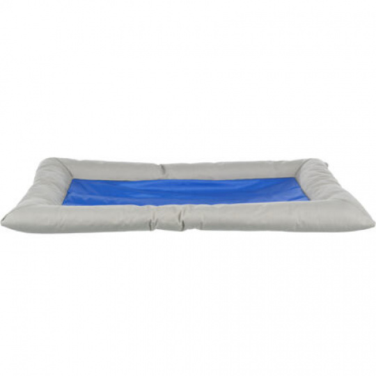 Chladiaci obdĺžnikový pelech Cool Dreamer s okrajom šedo/modrý Chladiaci obdĺžnikový pelech Cool Dreamer s okrajom šedo/modrý