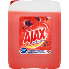 AJAX Univerzální mycí prostředek Boost Floral Červený 5 l