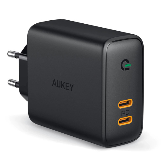 AUKEY PA-D2 nabíječka na PDA/mobilní telefon 36W Černá Vnitřní