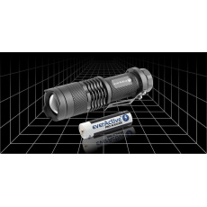Ruční LED svítilna everActive FL-180 "Bullet" s LED CREE XP-E2