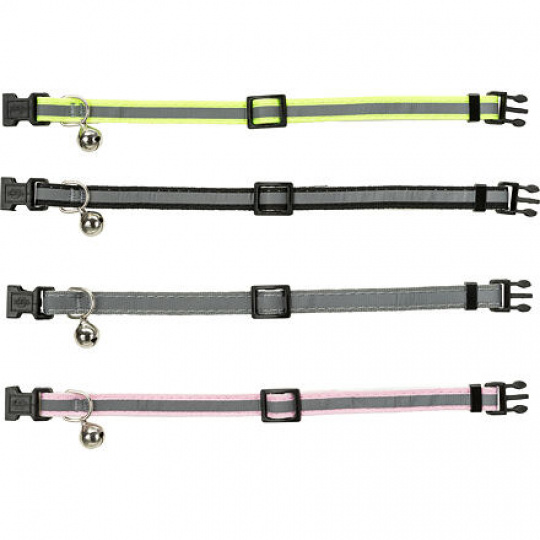 Reflexný obojok pre mačiatka s rolničkou, rôzne farby Reflexný obojok pre mačiatka s rolničkou, rôzne farby