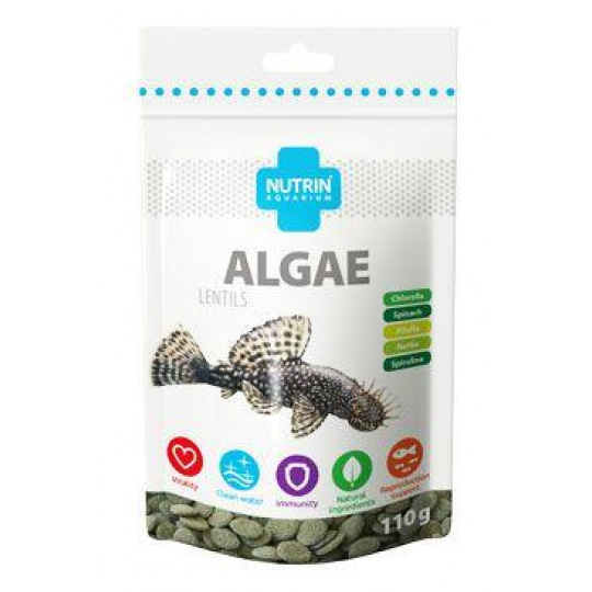 Nutrin Aquarium Algae Lentils Akvarijné ryby 110g