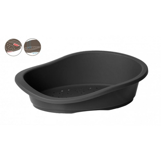 Pelech DUVO+ Sonny Classic plastová vanička sivá 65x46x21 Pelech DUVO+ Sonny Classic plastová vanička sivá 65x46x21