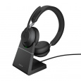 Jabra 26599-989-989 sluchátka / náhlavní souprava Sluchátka s mikrofonem Bezdrátový Přes hlavu Kancelář / call centrum USB Typ-A Bluetooth Černá