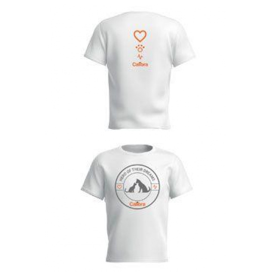 Calibra - oblečenie - pánske tričko biele S Calibra - oblečenie - pánske tričko biele S