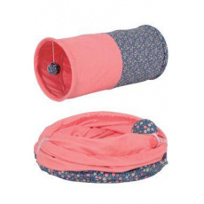 Hračka mačka ETHICAT FLORAL tunel šuštivý catnip Zolux Hračka mačka ETHICAT FLORAL tunel šuštivý catnip Zolux