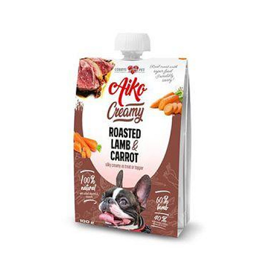 Pochúťka Aiko Creamy Roasted Lamb&Carrot 100g