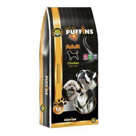 Puffins Dog Adult Chicken 15kg Puffins Dog Adult Chicken 15kg