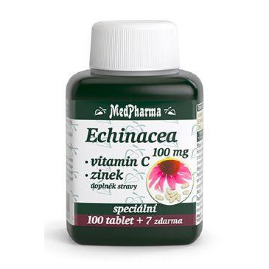 Echinacea 100mg+vit.C+zinok 100+7tbl zdarma MedPharma Echinacea 100mg+vit.C+zinok 100+7tbl zdarma MedPharma