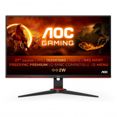 AOC G2 27G2SPAE/BK LED display 68,6 cm (27") 1920 x 1080 px Full HD Černá, Červená