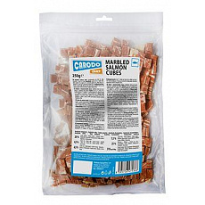 CARODO Dog poch. Kúsky z mramorovaného lososa 250g