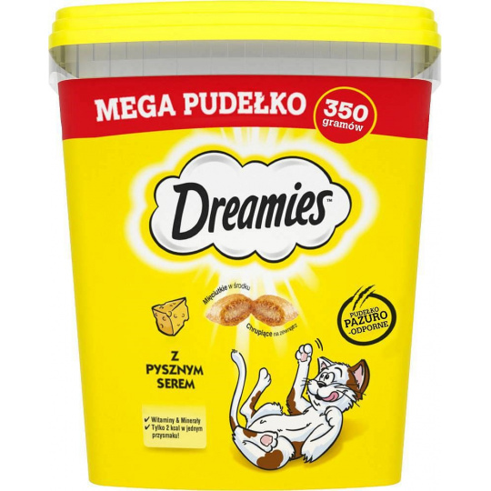 DREAMIES with delicious cheese - pamlsek pro kočky - 350g