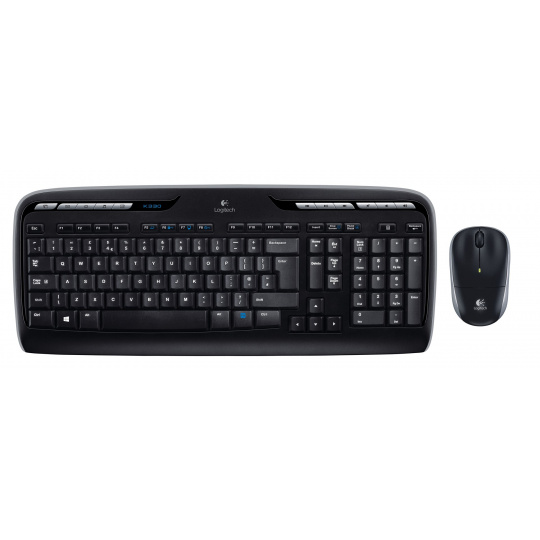 Logitech Wireless Combo MK330 klávesnice Obsahuje myš Kancelář USB QWERTY US Mezinárodní Černá