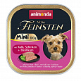 ANIMONDA paštéta Vom Feinsten MINI - teľacie, šunka, bazalka pre psy 100 g