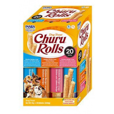 Churu Dog BOX Rolls Chicken wraps Variety 20x12g Churu Dog BOX Rolls Chicken wraps Variety 20x12g