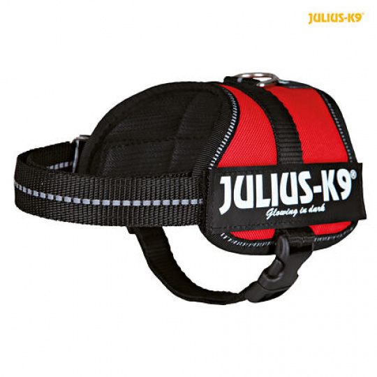 Julius-K9 silový postroj Baby 2/XS-S 33-45 cm, - červená Julius-K9 silový postroj Baby 2/XS-S 33-45 cm, - červená