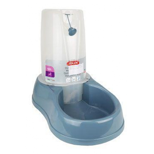 Miska so zásobami. na vodu 6,5l protišmyková modrá Zolux Miska so zásobami. na vodu 6,5l protišmyková modrá Zolux