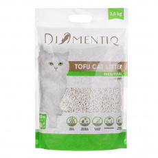 DIAMENTIQ Tofu Neutral Ultra clumping - rostlinné stelivo - 2,5 kg