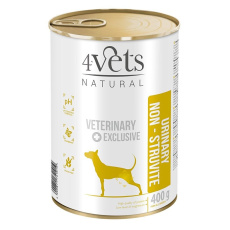 4VETS Natural Urinary No Struvit Dog  - vlhké krmivo pro psy - 400 g