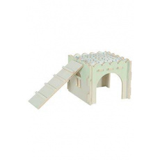 Domeček COSY dřevěný králík 9mm Zolux Domeček COSY dřevěný králík 9mm Zolux