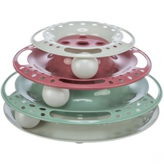 Kruhová veža/bubienok s loptičkami 25 cm x 13 cm Kruhová veža/bubienok s loptičkami 25 cm x 13 cm
