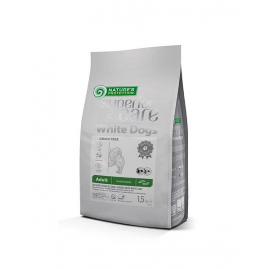 Natures P Superior care white dog GF adult Insect small breed 1,5 kg