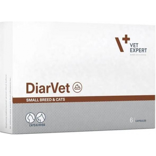 VetExpert DiarVet Small Breed&Cats 6cps (Twist off)