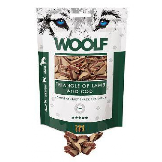 WOOLF pochúťka Triangle of Lamb and Cod 100g